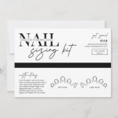 Minimalistische False Nails Sizing Kit Display Kaa (Voorkant)