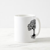 Minimalistische familiereünie met oprechte goudbla koffiemok (Voorkant rechts)