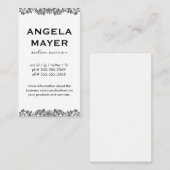 Minimalistische fancy element visitekaartje (Voorkant / Achterkant)