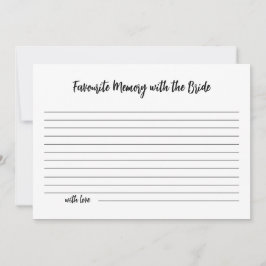 Minimalistische favoriete herinnering met de Kaart