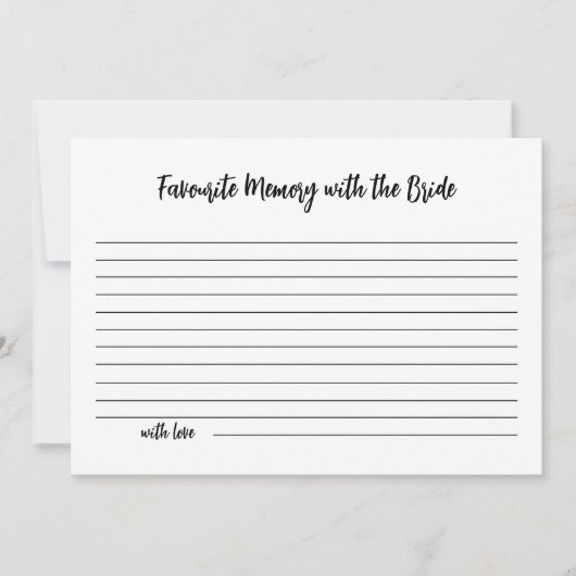 Minimalistische favoriete herinnering met de Kaart (Voorkant)