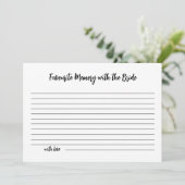 Minimalistische favoriete herinnering met de Kaart (Staand voorkant)