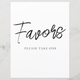 Minimalistische Favorieten Feestbord