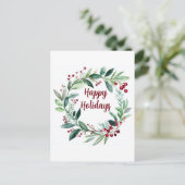 Minimalistische Feestdagen (Staand voorkant)