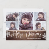 Minimalistische feestelijke feestelijke feestelijk feestdagenkaart (Voorkant)