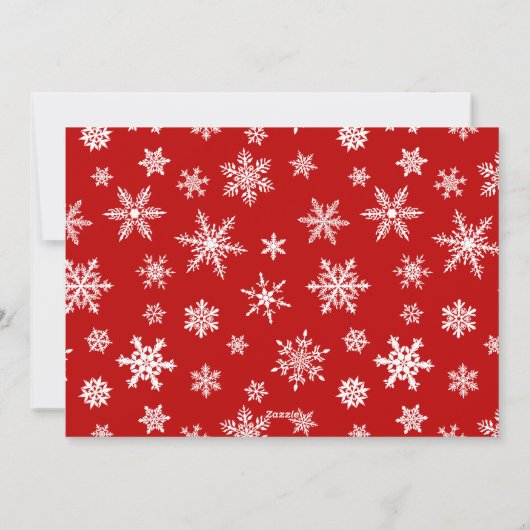 Minimalistische feestelijke feestelijke feestelijk feestdagenkaart (Achterkant)