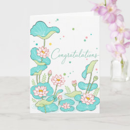 Minimalistische felicitaties kaart