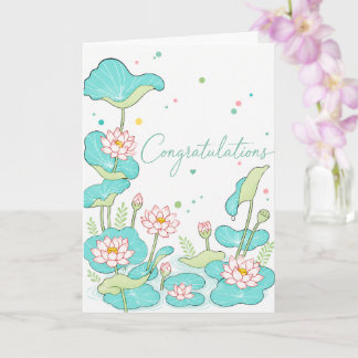 Minimalistische felicitaties kaart