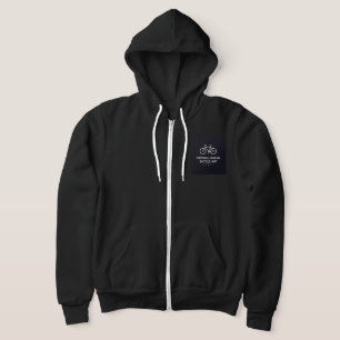 Minimalistische Fiets Kunst Hoodie