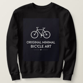 Minimalistische Fiets Kunst Trui