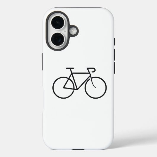 Minimalistische fiets ontwerp telefoonhoes Case-Mate iPhone case (Achterkant)