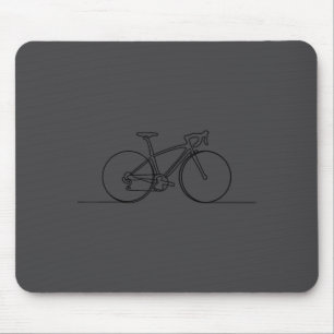 Minimalistische fietser Mountainbiken,fiets Rijder Muismat