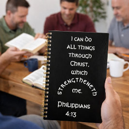 Minimalistische Filippenzen 4:13 Bijbelvers Planner