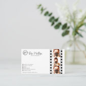 Minimalistische filmstrip foto Moderne fotografie Visitekaartje (Staand voorkant)
