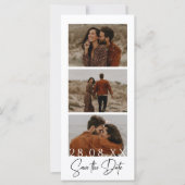 Minimalistische filmstripfotocabine Sla de datum o (Voorkant)