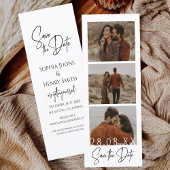 Minimalistische filmstripfotocabine Sla de datum o