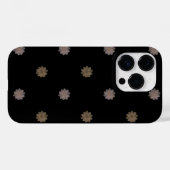 Minimalistische flora Case-Mate iPhone case (Achterkant (horizontaal))