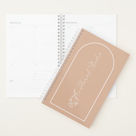  minimalistische Floral Studio Planner (Display)