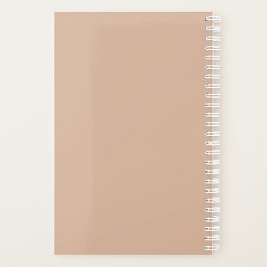  minimalistische Floral Studio Planner (Achterkant)