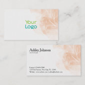 Minimalistische Floral Style Designer Visitekaartje (Voorkant / Achterkant)