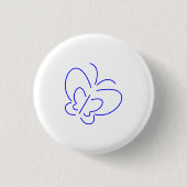 Minimalistische Flying Insect Patches & Buttonnen Ronde Button 3,2 Cm (Voorkant)