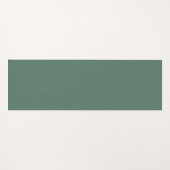 Minimalistische Forest Green Yoga Mat (Voorkant (horizontaal))