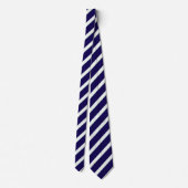 Minimalistische formele eenvoudige moderne blauw e stropdas (Achterkant)