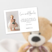 Minimalistische foto 1e Verjaardagsliefde en Bedan Kaart