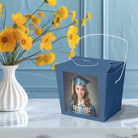 Minimalistische foto 8e klas Afstuderen Bedankdoosjes