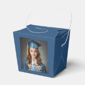 Minimalistische foto 8e klas Afstuderen Bedankdoosjes (Voorkant Zijde)