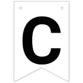 Minimalistische foto 8e klas Afstuderen Bunting Vlaggetjes (Eerste vlag)