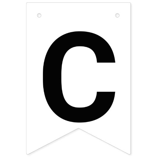 Minimalistische foto 8e klas Afstuderen Bunting Vlaggetjes (Eerste vlag)