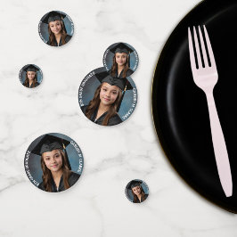 Minimalistische foto 8e klas Afstuderen Confetti