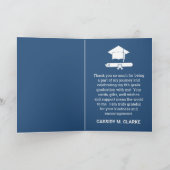 Minimalistische foto 8e klas Afstuderen dank u Bedankkaart (Binnen)