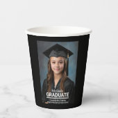 Minimalistische foto 8e klas Afstuderen Papieren Bekers (Voorkant)