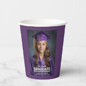 Minimalistische foto 8e klas Afstuderen Papieren Bekers (Voorkant)
