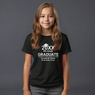 Minimalistische foto 8e klas Afstuderen T-shirt