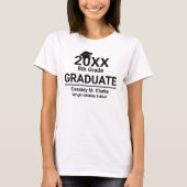Minimalistische foto 8e klas Afstuderen T-shirt (Voorkant)