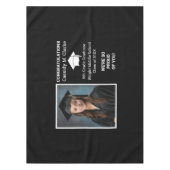 Minimalistische foto 8e klas Afstuderen Tafelkleed (Voorkant)