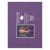 Minimalistische foto 8e klas Afstuderen Tafelkleed (Voorkant)