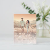 Minimalistische foto bewaar de datum briefkaart (Staand voorkant)