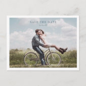 Minimalistische foto bewaar de datum briefkaart (Voorkant)