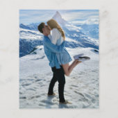 Minimalistische foto budget trouw save the date (Achterkant)