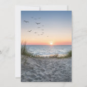 Minimalistische foto digitale save the date trouwk kaart (Achterkant)