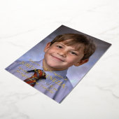 Minimalistische foto-dopeling folie uitnodiging (Gedraaid)