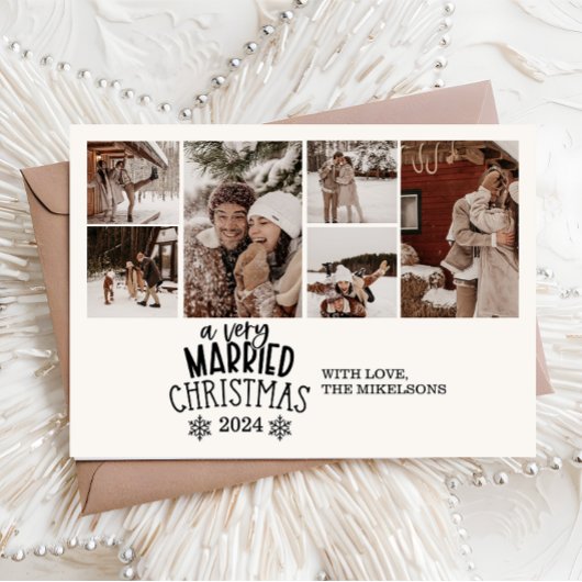 Minimalistische foto Een heel erg kerstfeest met d Feestdagenkaart