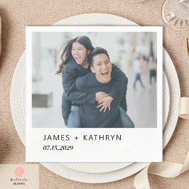 Minimalistische foto eenvoudige elegante moderne t servet