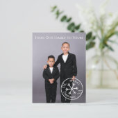 Minimalistische foto kerst Briefkaart (Staand voorkant)