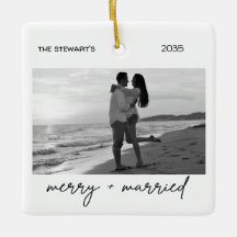 Minimalistische foto Merry & Married Elegant Eenvo