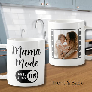 Minimalistische foto Moeder Oprichtingsjaar Mama M Koffiemok